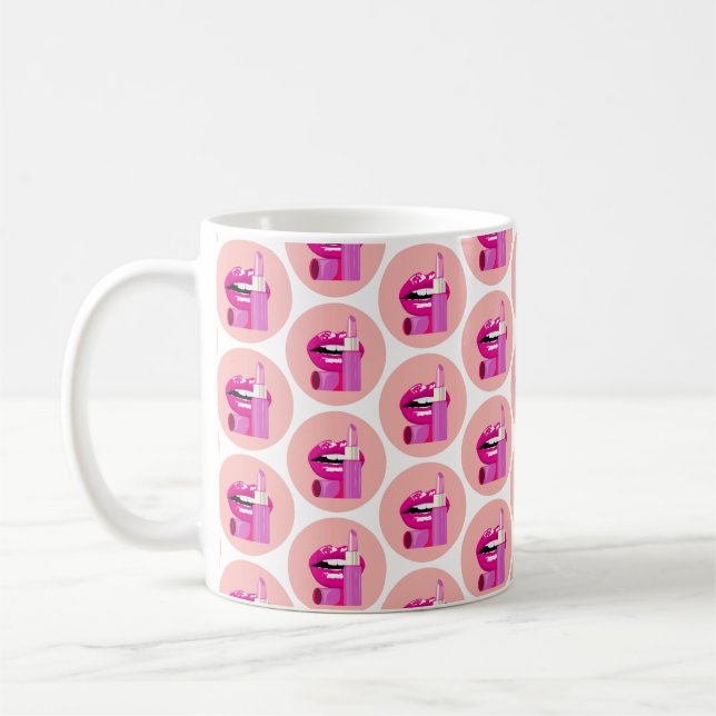 Lippen Kaffeetasse (Links)