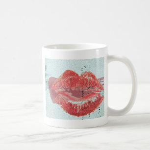 Lippen Kaffeetasse
