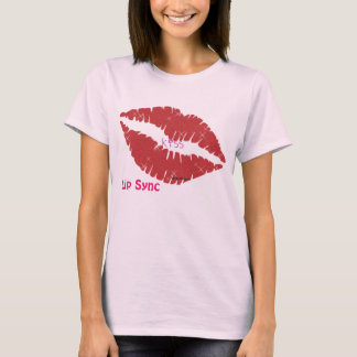 Lippen, Kiss Wort, Lip Sync T-Shirt