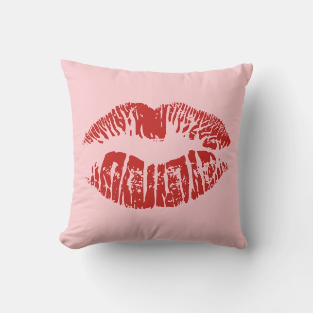Lippen-Kissen Kissen (Vorderseite)