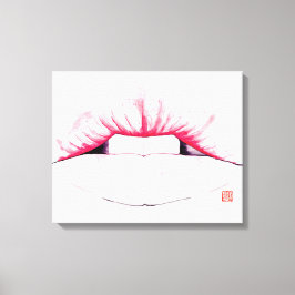 Lippen Leinwanddruck