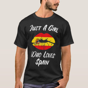 Lippen Liebe Spanien T-Shirt