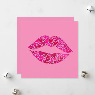 Lippen lieben 01 feiertagskarte
