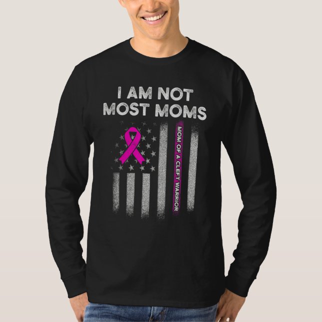Lippen links Die meisten Mamas Starkes Bewusstsein T-Shirt (Vorderseite)