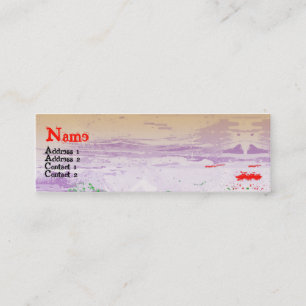 LIPPEN MINI VISITENKARTE