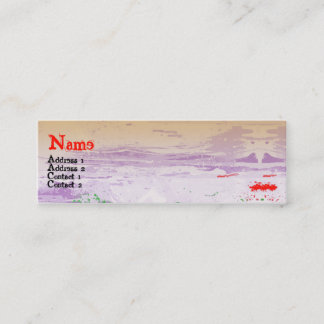 LIPPEN MINI VISITENKARTE