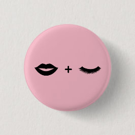 Lippen + Peitschen-Button Button