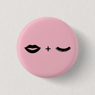 Lippen + Peitschen-Button Button
