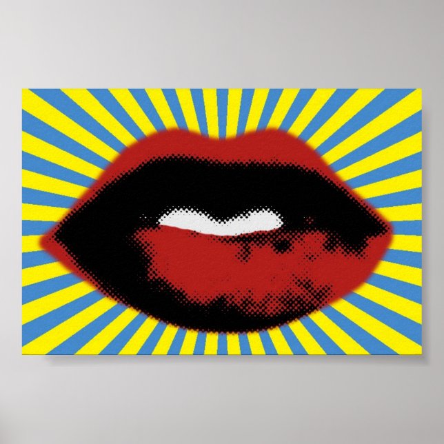 Lippen Poster (Vorne)