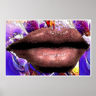 Lippen-Poster Poster