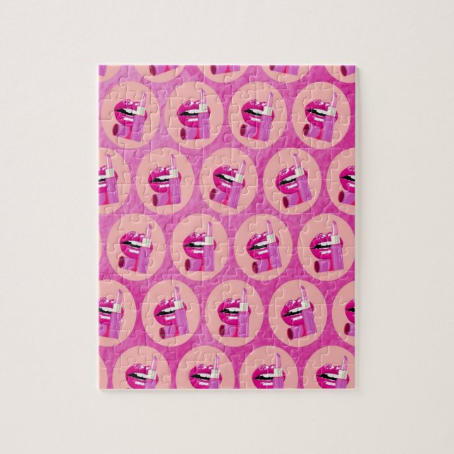 Lippen Puzzle (Vertikal)