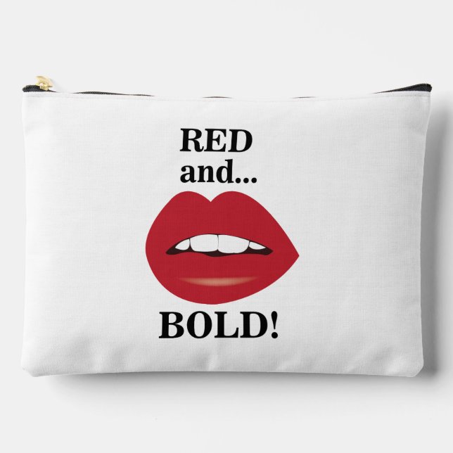 Lippen Rot und Fett Lippen Makeup Tasche (Vorderseite)