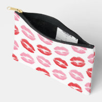 Lippen, rot und rosa, Lippenmuster, Lippenstift, K
