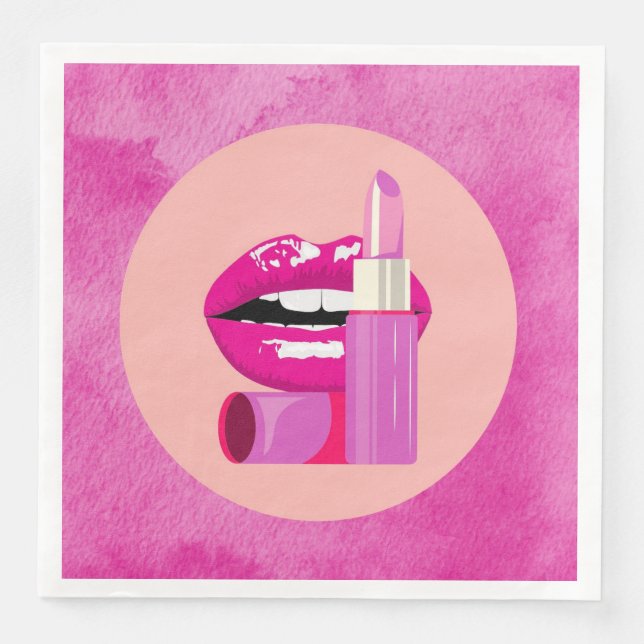 Lippen Serviette (Vorderseite)