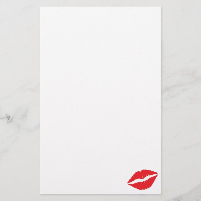 Lippen stationär briefpapier (Vorderseite)