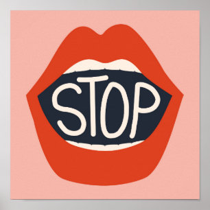 Lippen stoppen poster