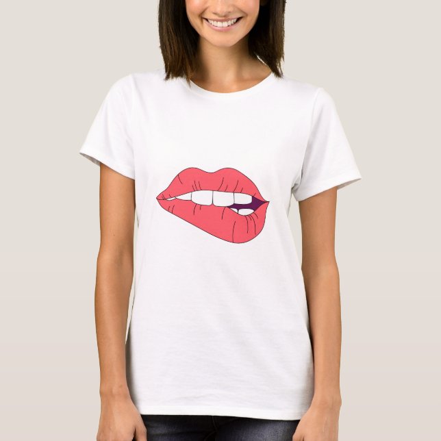 Lippen T-Shirt (Vorderseite)
