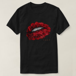 LIPPEN UND ROSEN KLASSISCH T-Shirt
