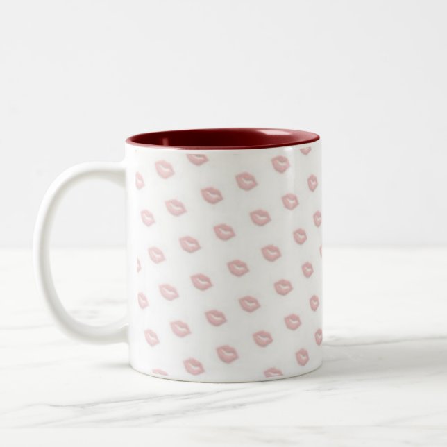 Lippen Valentinstag Kaffee Tasse Cup (Links)