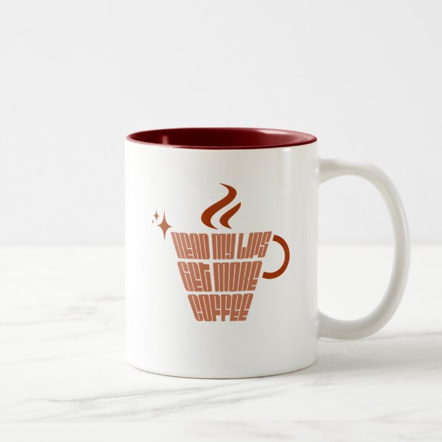 Lippen Zweifarbige Tasse (Rechts)