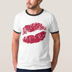 Lippendruck-T-Shirt T-Shirt