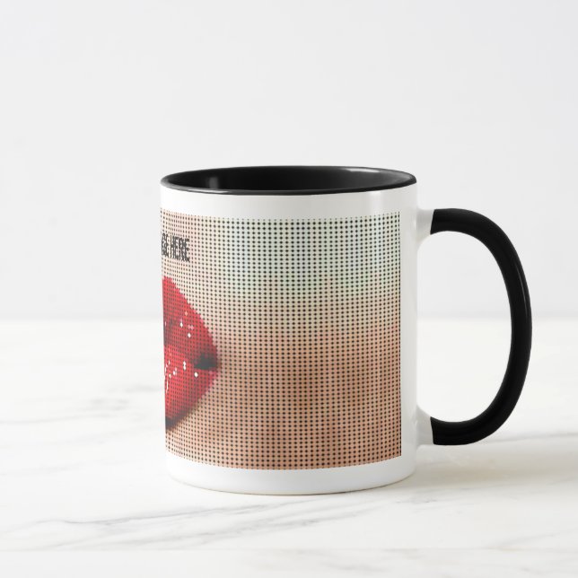 Lippenkuss-Tasse Tasse (Rechts)