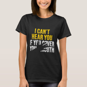 Lippenlesen Asl Handgeste Gebärdensprache Gehörlos T-Shirt