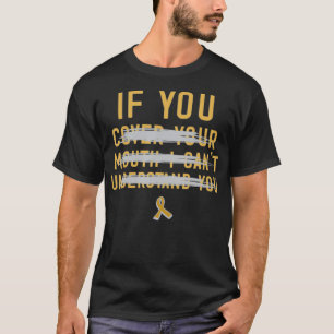 Lippenleser-Begrüßungsband für das Bewusstsein T-Shirt