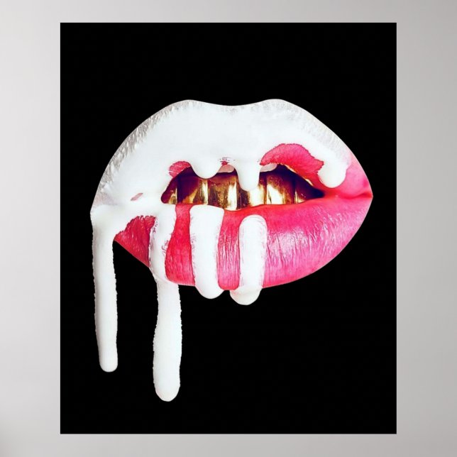 Lippenlogo Poster (Vorne)