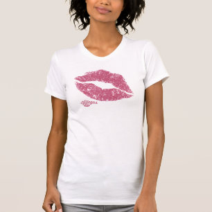 Lippenrosa T - Shirt der Damen-Villegas