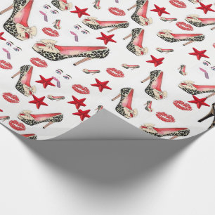 Lippenstift aus Geschenkpapier
