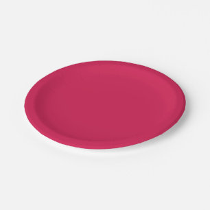 Lippenstift (einfarbig) Kirschrot Pappteller