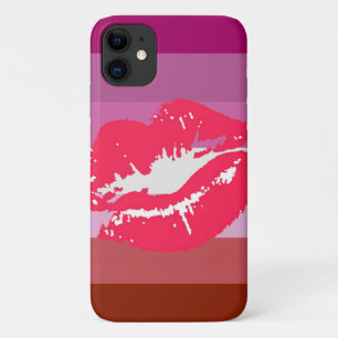 Lippenstift-Lesben-Stolzflagge Case-Mate iPhone Hülle