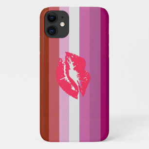 Lippenstift-Lesben-Stolzflagge Case-Mate iPhone Hülle