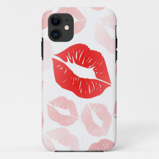 Lippenstift-Lippen iPhone 11 Hülle