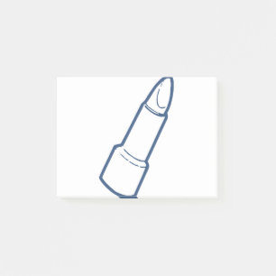 Lippenstift Post-it Klebezettel