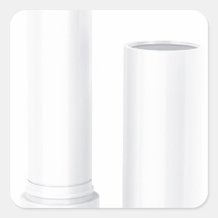 Lippenstift Quadratischer Aufkleber