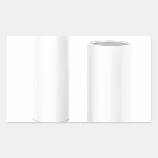 Lippenstift Rechteckiger Aufkleber (Vorderseite)