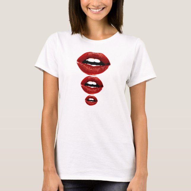 Lippenstift T-Shirt (Vorderseite)