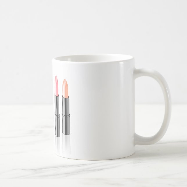 Lippenstift-Tasse Kaffeetasse (Rechts)