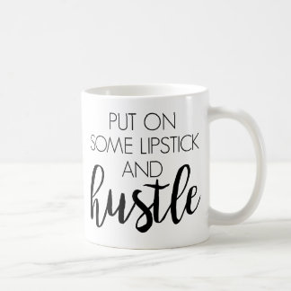 Lippenstift u. Gedränge Kaffeetasse