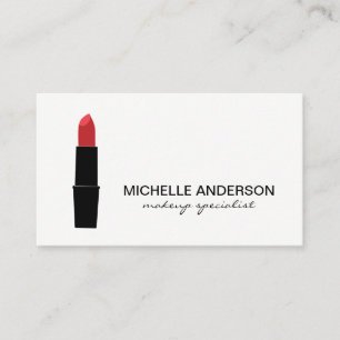 Lippenstift Visitenkarte