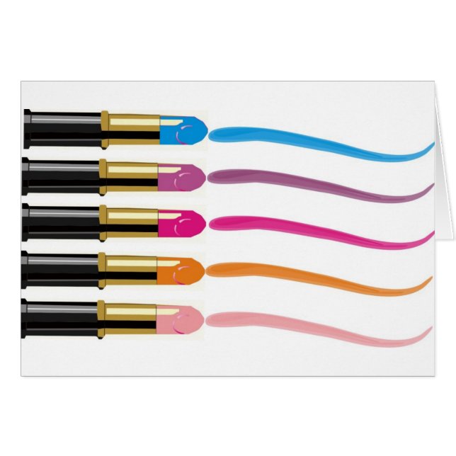 Lippenstiftdruck (Vorderseite (Horizontal))