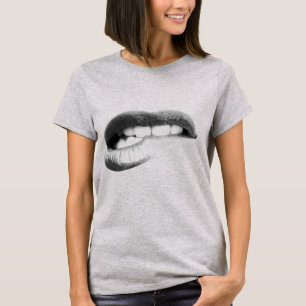 Lippenzahn-Biss T-Shirt