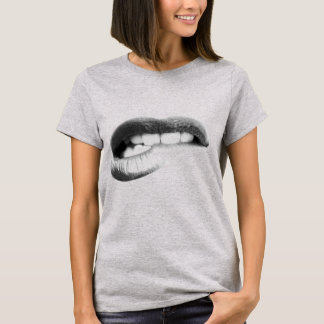 Lippenzahn-Biss T-Shirt