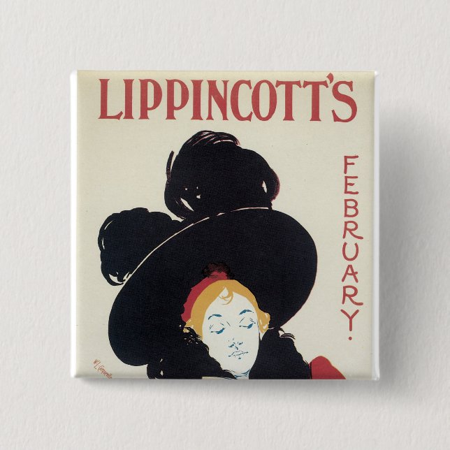 Lippincotts Februar Button (Vorderseite)