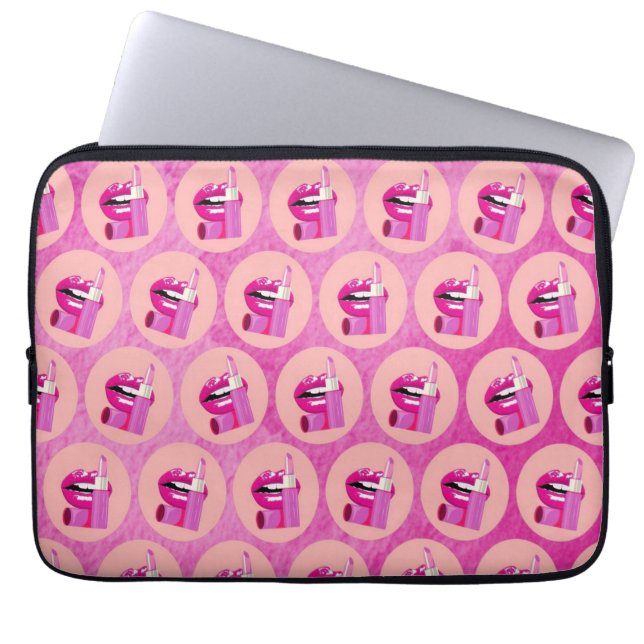 Lips Laptop-Hülle Laptopschutzhülle (Vorderseite)