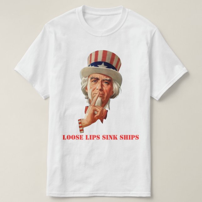 Lips Lose Sink Ships T-Shirt (Design vorne)
