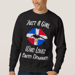 Lips Mouth Liebe Dominikanische Republik Sweatshirt