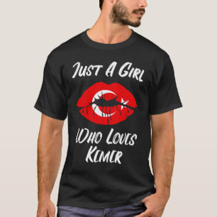 Lips Mouth Liebe Türkische Flagge Kemer T-Shirt